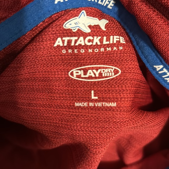 Men’s Attack Life Dri Fit Polo Size L - Picture 3 of 4